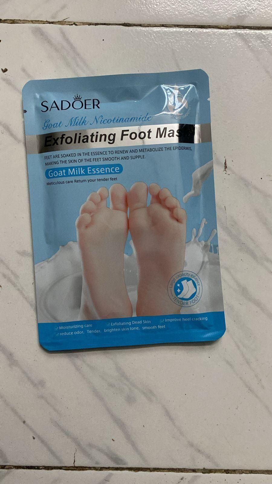 Exfoliating Foot Mask Goat Milk Pack of 2